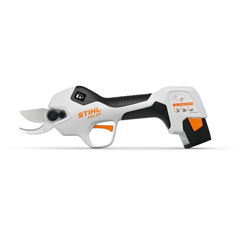 Aкумулаторна ножица за клони STIHL ASA 20 SET, 0.6 kW, 12 V, 25 мм